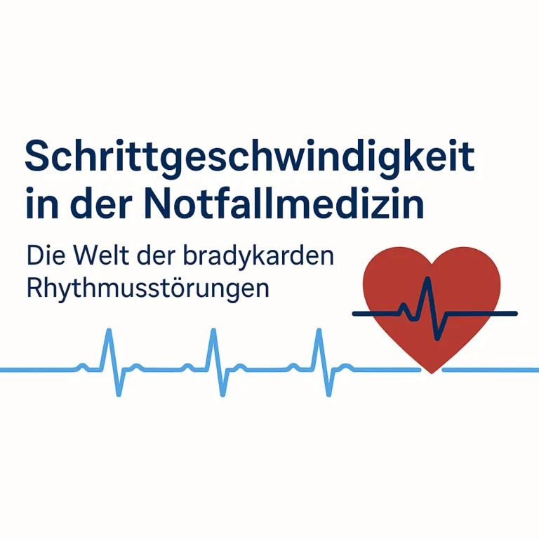 Schrittgeschwindigkeit in der Notfallmedizin – Die Welt der bradykarden Rhytmusstörungen